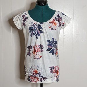 Jusfitsu Women's Floral Top. Size S.